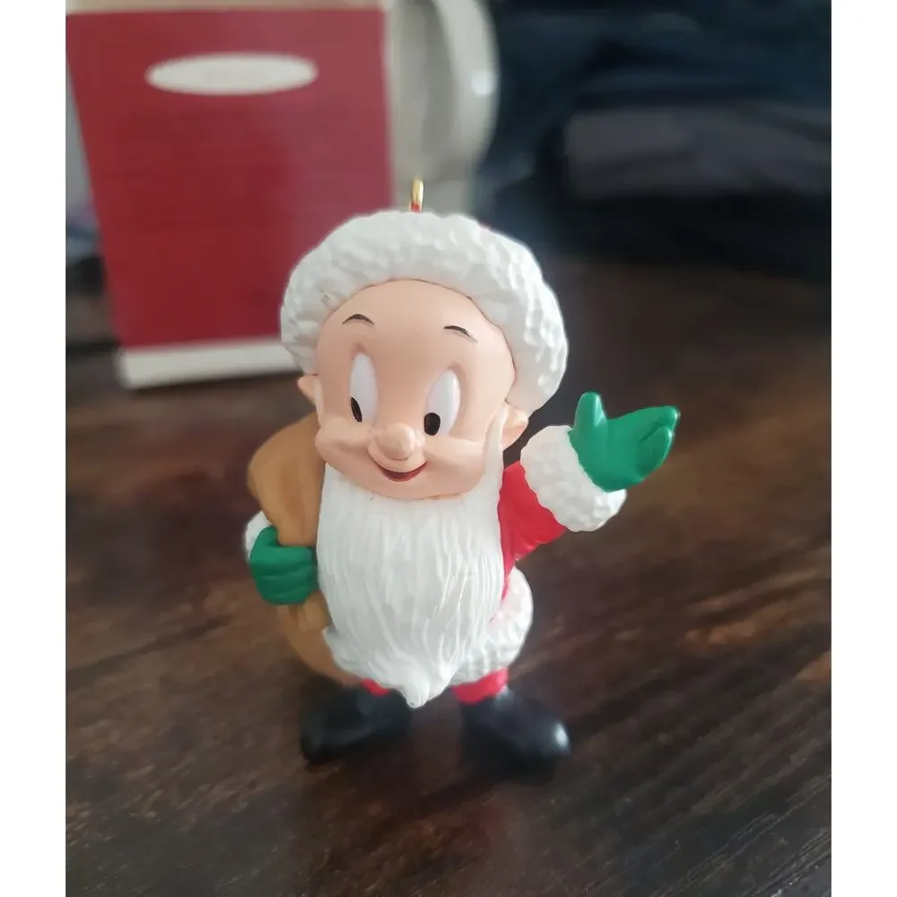 🆓 FREE Hallmark Looney Tunes Elmer Fudd Keepsake Ornament 1993 Christmas Santa